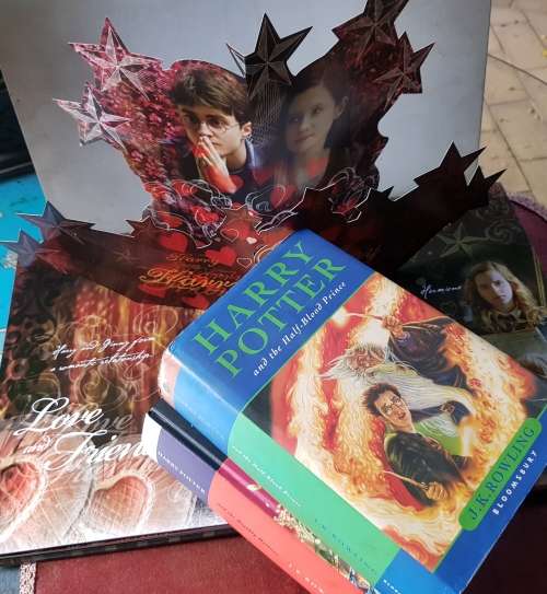 Harry Potter and the Half Blood Prince AND Deathly Hallows AND PopUp Book(half blood Prince)