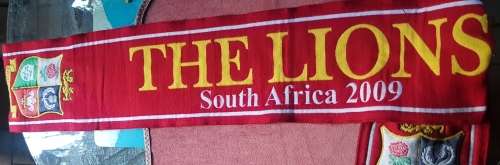 British and Irish Lions Tour to South Africa  2009 Official Scarf RUGBY