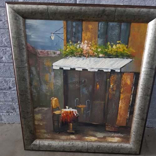 R.Potter Oil on Board