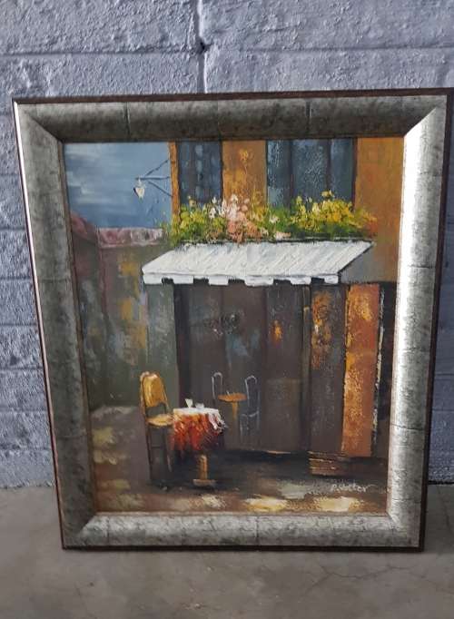 R.Potter Oil on Board