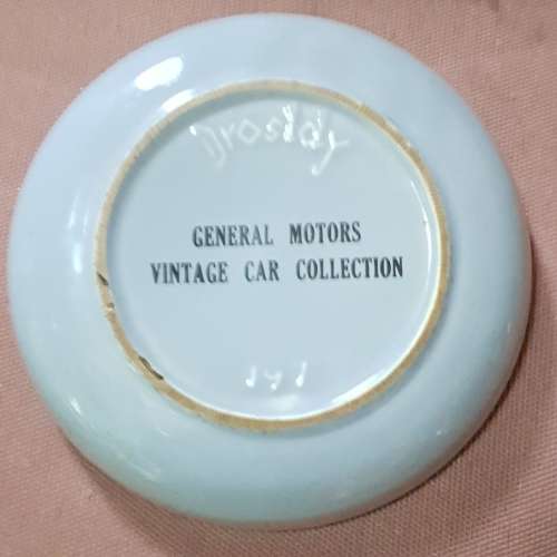 General Motors vintage car collection plate