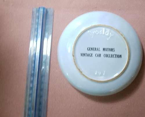 General Motors vintage car collection plate