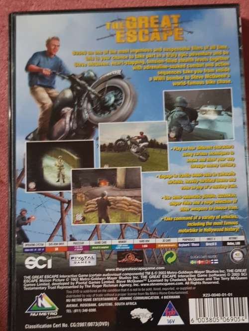 THE GREAT ESCAPE (PC CD)