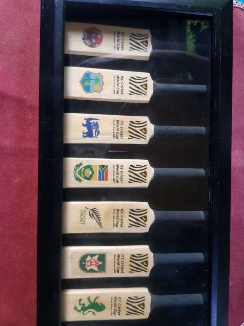 CRICKET 2003 World Cup 7 Mini Bats