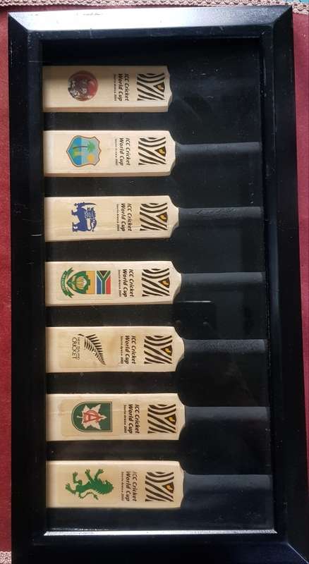 CRICKET 2003 World Cup 7 Mini Bats