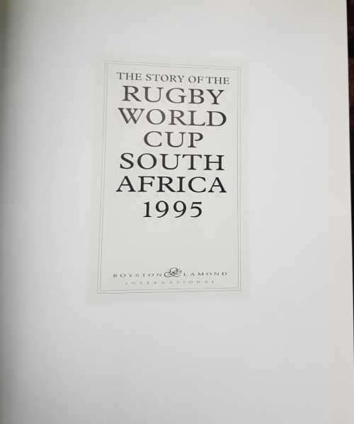 Rugby World Cup 1995 AND Springboks and the Holy Grail