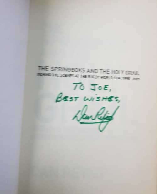 Rugby World Cup 1995 AND Springboks and the Holy Grail