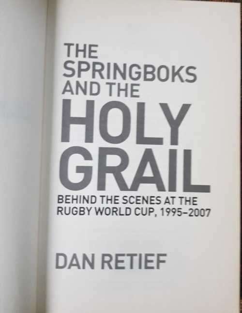 Rugby World Cup 1995 AND Springboks and the Holy Grail