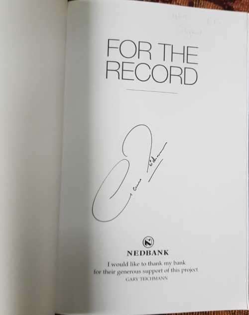 Gary Teichmann, Signed copy ! AND Corné Krige