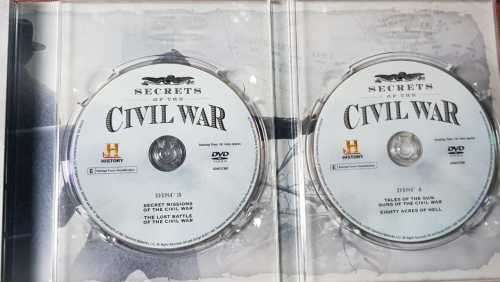 Secrets of the Civil War DVD, box set of 4 DVDs