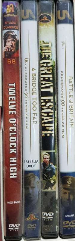 Classic 4 Film Box Set - Twelve O'Clock High, A Bridge Too Far, The Great Escape, Battle of Britain