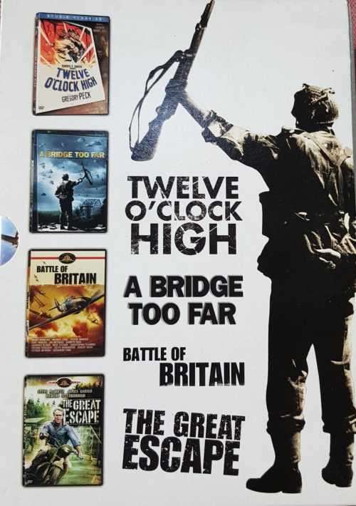 Classic 4 Film Box Set - Twelve O'Clock High, A Bridge Too Far, The Great Escape, Battle of Britain