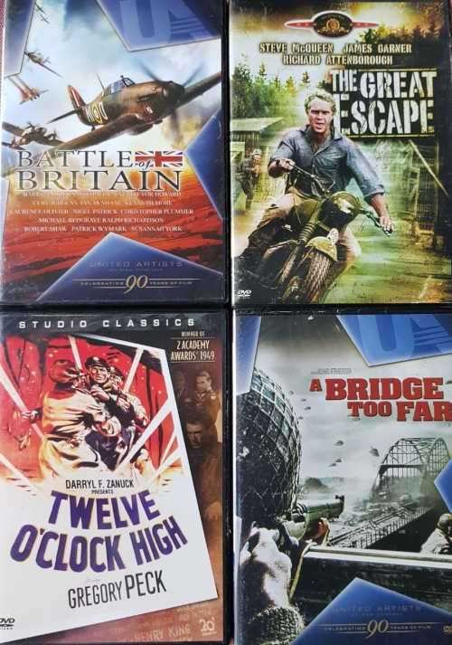 Classic 4 Film Box Set - Twelve O'Clock High, A Bridge Too Far, The Great Escape, Battle of Britain