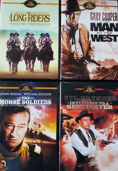 Westerns classic - Western Movies, DVD set of 4, The Long Riders, Gary Cooper as The Man of the Wes