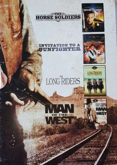Westerns classic - Western Movies, DVD set of 4, The Long Riders, Gary Cooper as The Man of the Wes