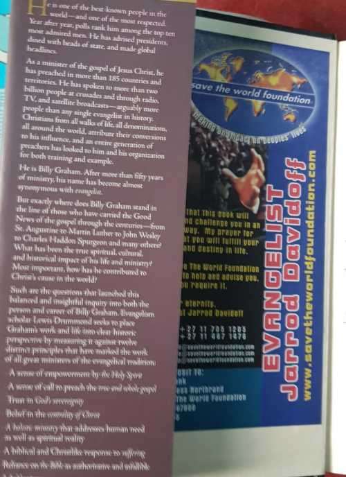 Evangelical  signed by Jarrod Davidoff.  The Worldwide Impact of Billy Graham by Lewis A. Drummond.