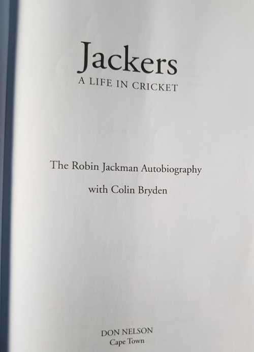 Cricket - Ali Bacher and Jackers