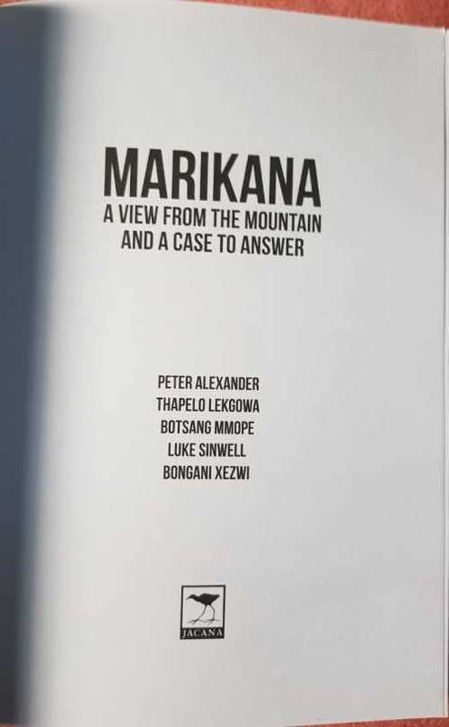 Marikana and DVD - Amandla !
