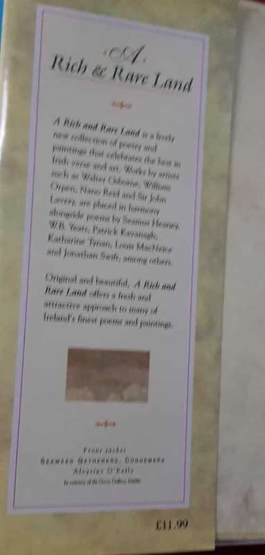 Poetry and Paintings, Rich and Rare Land. Irish poetry and paintings