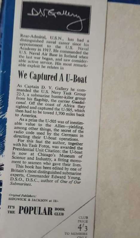 War WW2 - Reichsbank Treasure, Walker, R. N. and We Captured a U-Boat