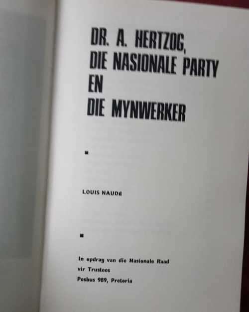Verwoerd AND Hertzog ( Afrikaans )