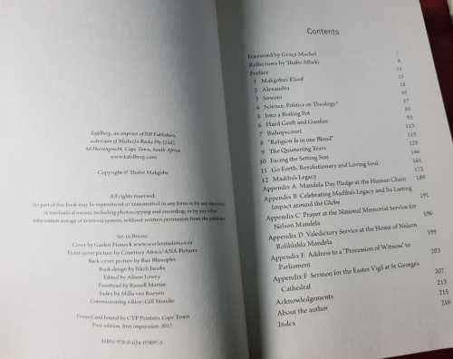 Faith and Courage by Thabo Makgoba & My Own Liberator by Dikgang Moseneke