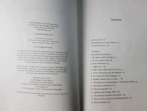 Faith and Courage by Thabo Makgoba & My Own Liberator by Dikgang Moseneke
