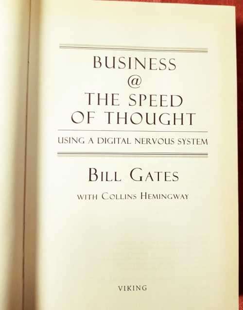 Bill Gates Business the Speed of Thought