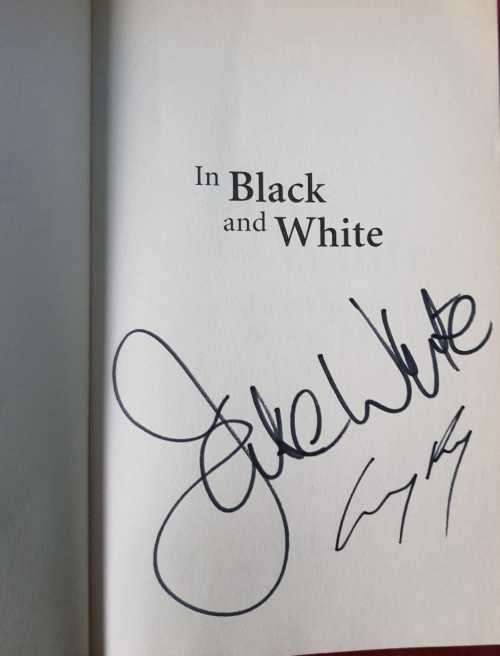The Roaring Lions British Lions and In Black and White Jake White signed