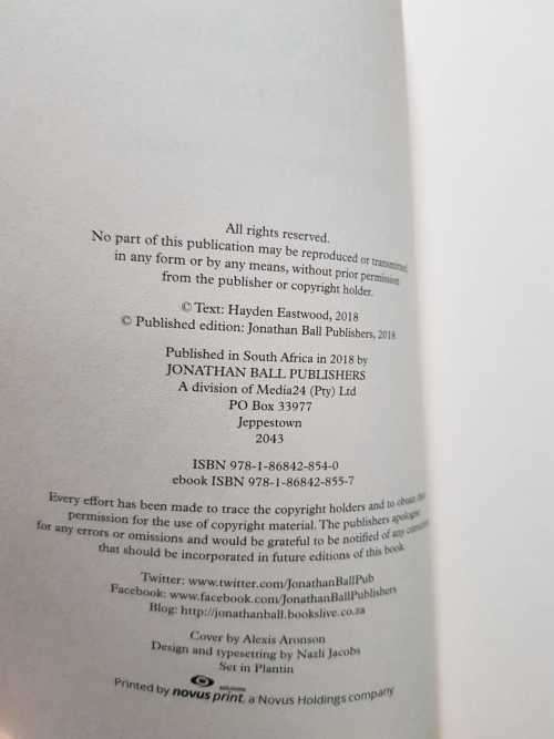André Brink - Karina M. Szczurek AND Hayden Eastwood  - Like Sodium in Water