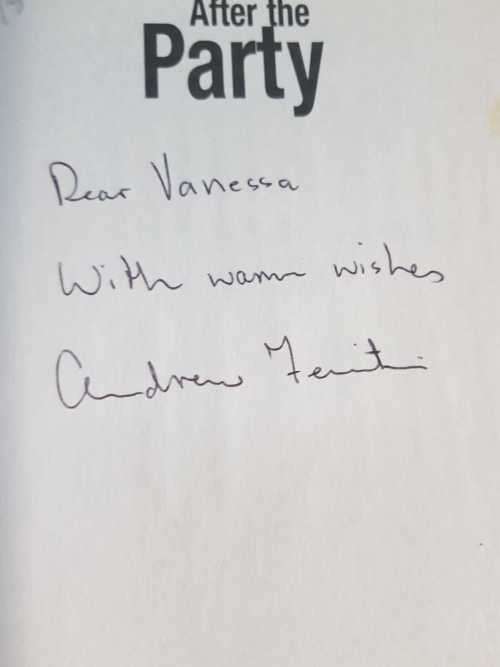 Signed copies of "After the Party" and "Dragons and Butterflies"