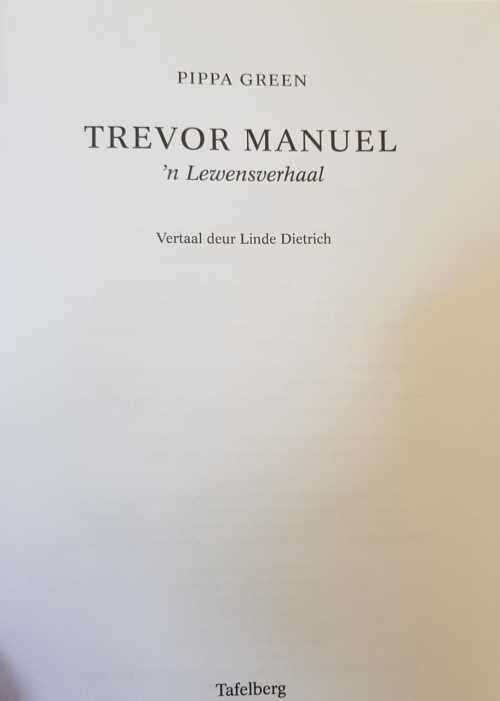 Slovo - Gillian Slovo AND Trevor Manual