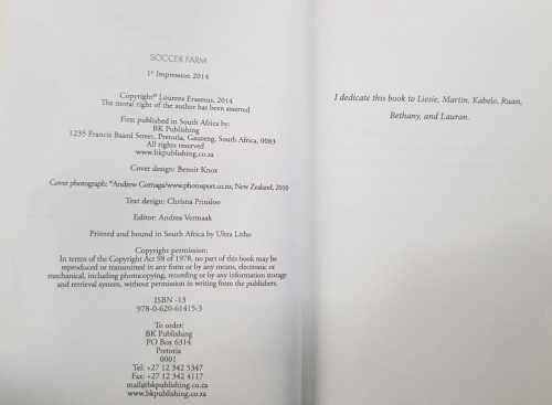 AC Jordan and Lourens Erasmus Tales from Southern Africa AND Soccer Farm SIGNED!