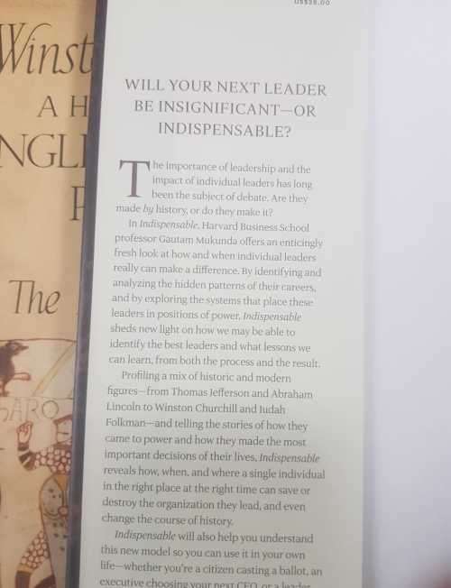 Churchill History of the English speaking people AND Indispensable