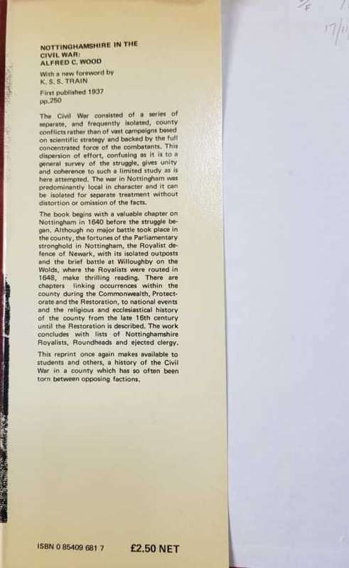 War - Nottinghamshire in the Civil War by Alfred C. Wood