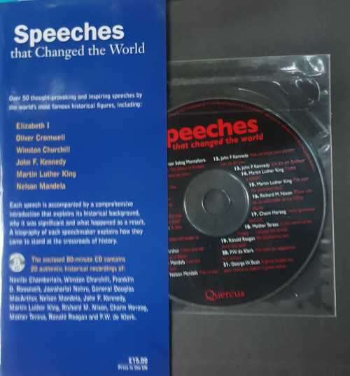 Speeches That Changed The World with Book + Audio CD Mandela