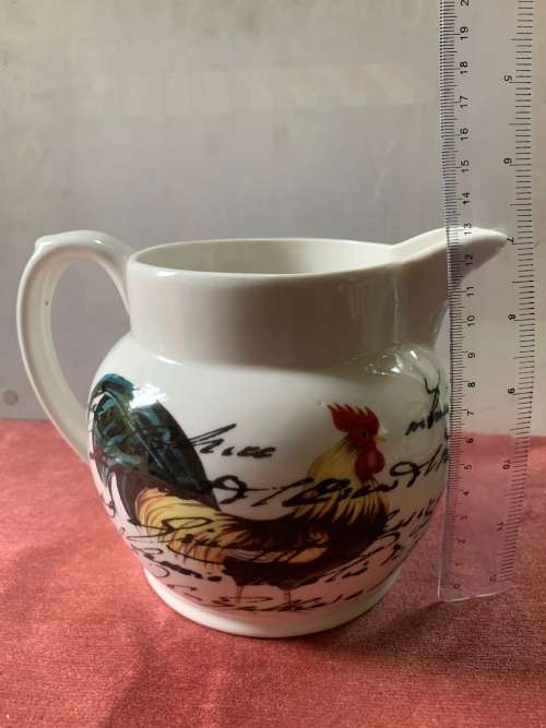 Bellarté Pitcher / Jug Tuscan rooster by Bellarté   Italy