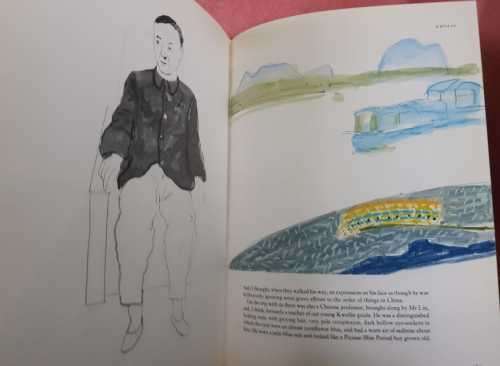 China Diary Stephen Spender and David Hockney.  158 watercolours, drawings and photographs