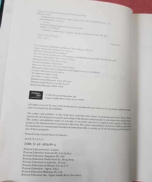 Software Engineering - Fundamentals of Software Engineering by Carlo Ghezzi  Mehdi Jazayeri  Dino