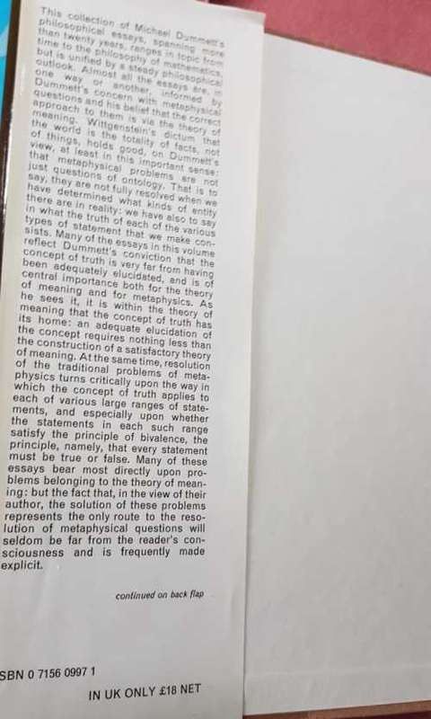 Truth and Other Enigmas by Michael Dummett