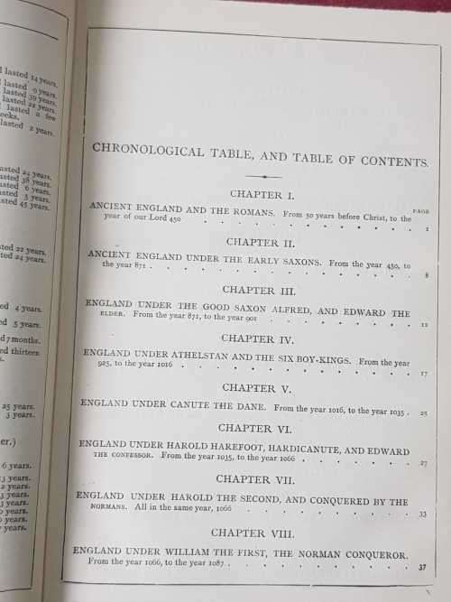 Charles Dickens printed in1888 - A Childs History of England.  Illustrated