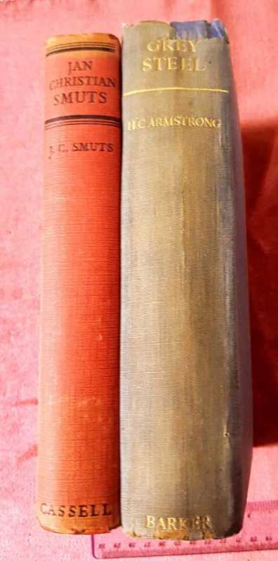 Rare ! Grey Steel 1937, First Edition,  AND Jan Smuts Anglo Boer