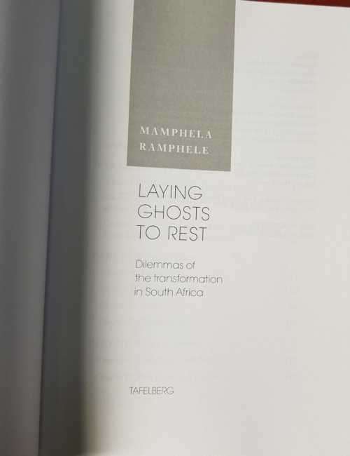 Mbeki - Ramphele - Signed copy! Thabo Mbeki AND Laying Ghosts to Rest