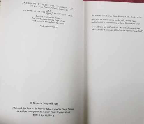 WW2 Clear for Action AND Operation Mincemeat