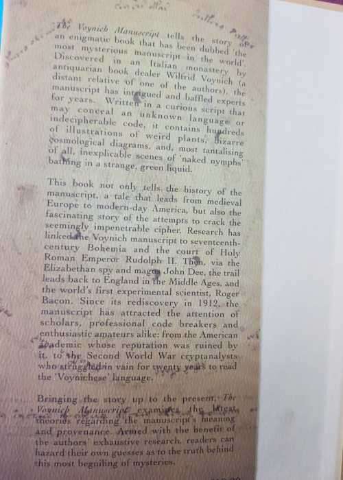 Schoonerman AND Voynich Manuscript