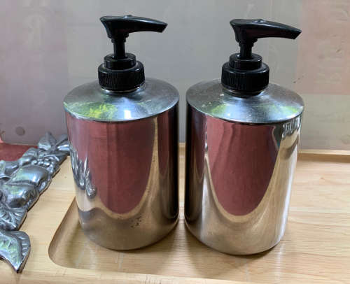 Soap / lotion dispenser - two pieces