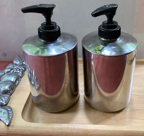 Soap / lotion dispenser - two pieces