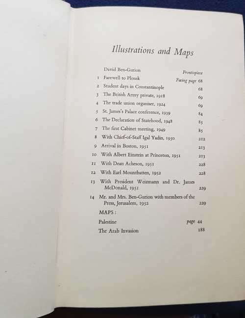 Ben-Gurion by Barnet Litvinoff  1954, First Edition