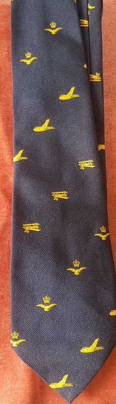 R.A.F tie Diamond Jubilee designed by C.H.Munday Woking Surrey