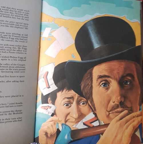 Around the World in 80 Days by Jules Verne. Illustrated